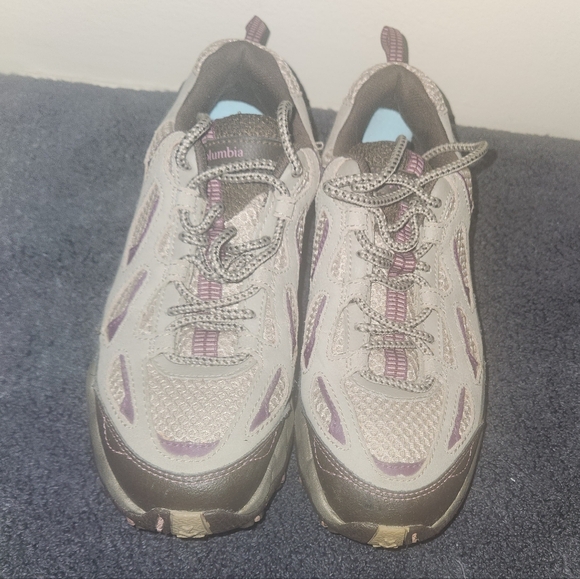 Columbia Womens Gray and Purple D Storm Hiking Shoes Size 8 - Picture 3 of 10
